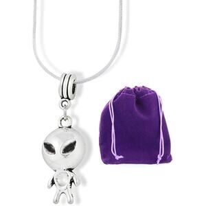Alien Necklace Pendant Jewelry Space UFO Gifts